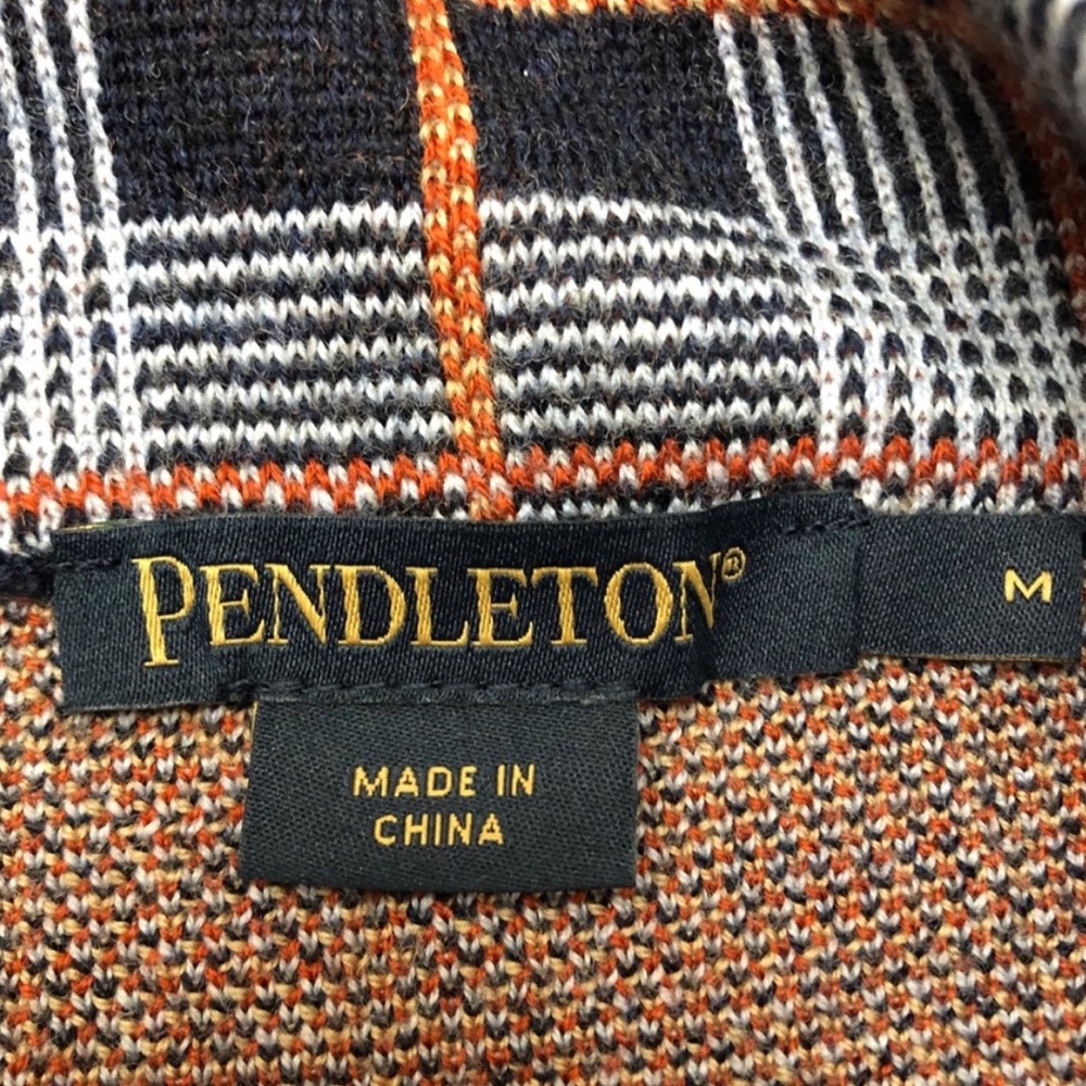 Plaid Pendleton Sweater - Picture 3 of 4